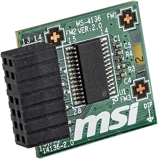 MSI TPM 2.0 Module(SPI) 914-4462-101 / 4719072806675  The TPM (Trusted Platform Module) enhances security above and beyond the capabilities of consumer software, which is also used to keep your PC running well. MSI TPM 2.0 Module enables a deeper and broader level of security coverage. CHIPSET -_1