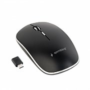 GEMBIRD MUSW-4BSC-01 Silent wireless optical mouse black Type-C receiver_6