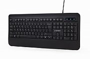 GEMBIRD KB-UML-03 Slim Rainbow backlight multimedia keyboard black US layout_8