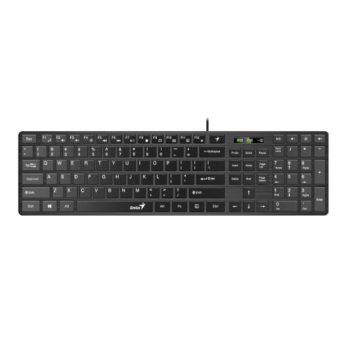 Tastatura Genius SlimStar 126, cu fir, neagra_2