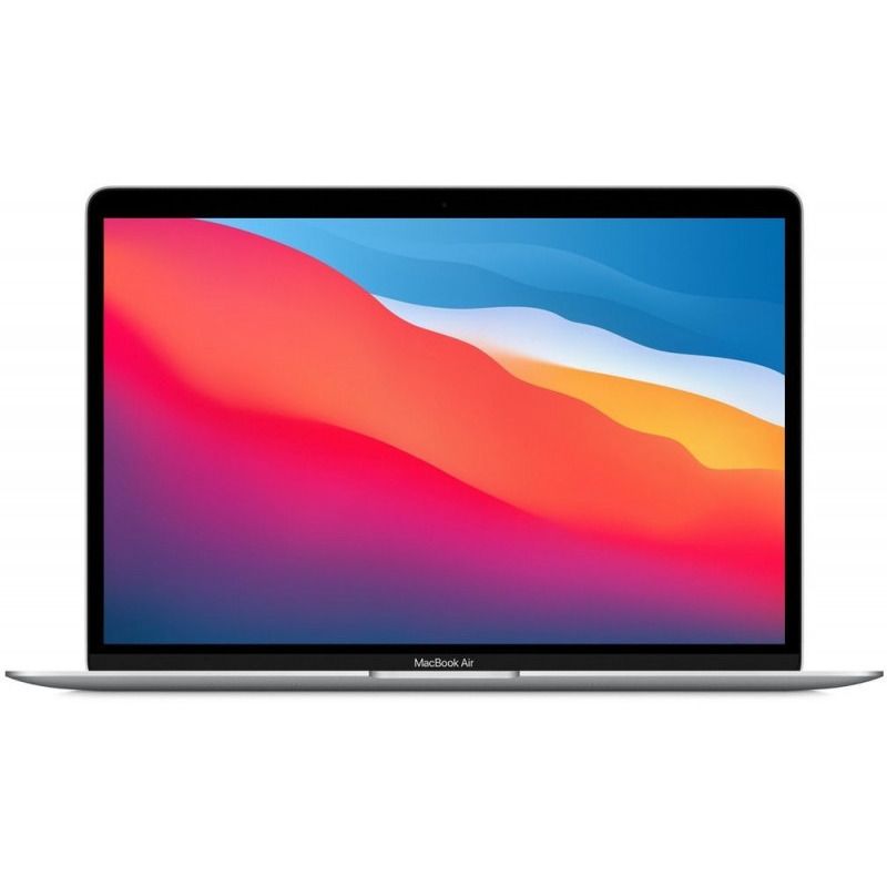 Laptop Apple 13.3'' MacBook Air 13, WQXGA (2560 x 1600), Apple M1 chip (8-core CPU, GPU 7-core), 8GB, 256GB SSD, macOS, INT keyboard, Silver_1