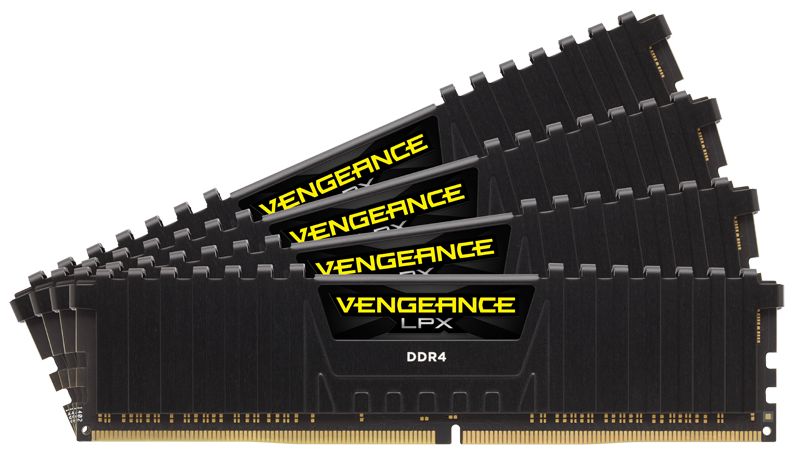 Vengeance LPX 64GB, DDR4, 2666MHz, CL16, 4x16GB, 1.2V, Negru