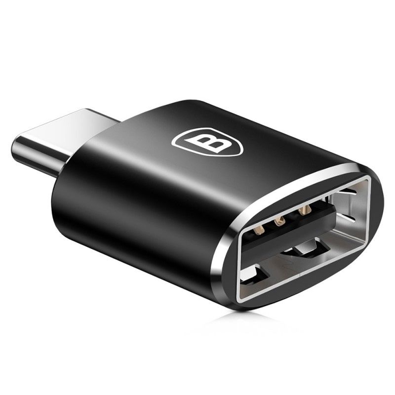 ADAPTOR Baseus Mini, USB 3.0(T) to USB Type-C(M), negru 