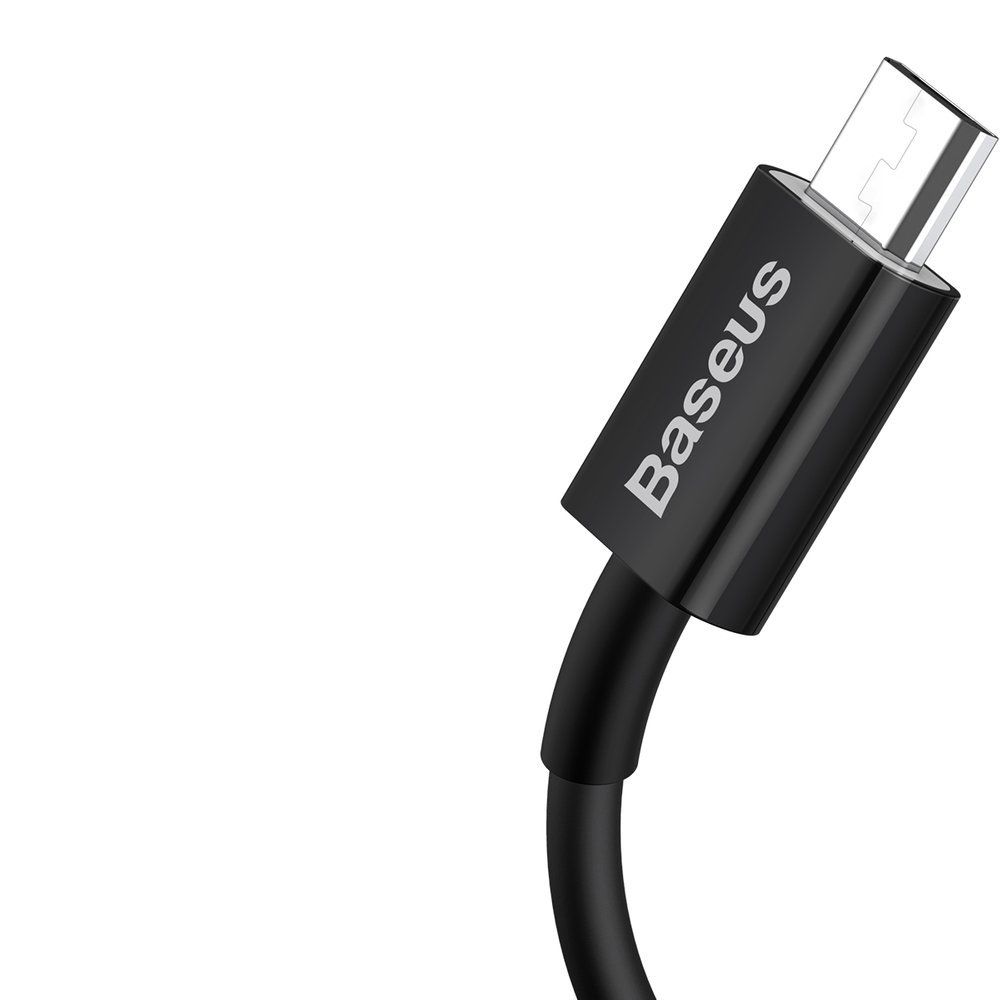 CABLU alimentare si date Baseus Superior, Fast Charging Data Cable pt. smartphone, USB la Micro-USB 2A, 2m, negru 