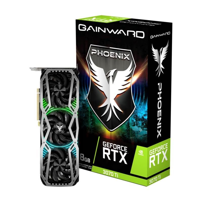 GAINWARD GeForce RTX 3070Ti Phoenix 8GB 256-bit GDDDR6X 1575/1770MHz HDMI 2.1 3xDP 1.4a_1