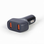 GEMBIRD TA-U2QC3-CAR-01 2port USB car fast charger QC3.0 36W black_1