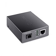 MEDIA CONVERTOR TP-LINK 1 x Gigabit RJ45 WDM Half-Duplex/Full-Duplex, SC single-mode fiber, 1 Gigabit SC Fiber Port, pana la 20km 