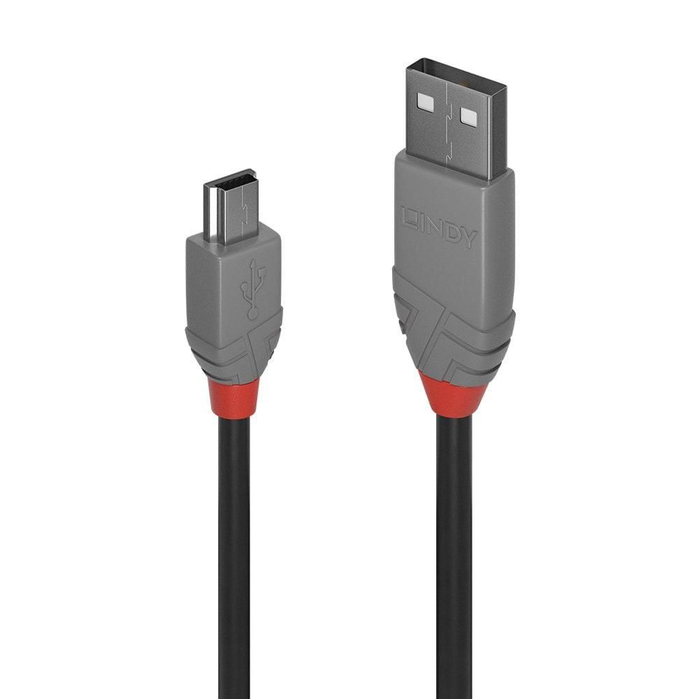 Cablu Lindy 5m USB 2.0 Type A to Mini-B, Anthra Line  https://www.lindy.co.uk/cables-adapters-c1/usb-c449/5m-usb-2-0-type-a- to-mini-b-cable-anthra-line-p11328_2