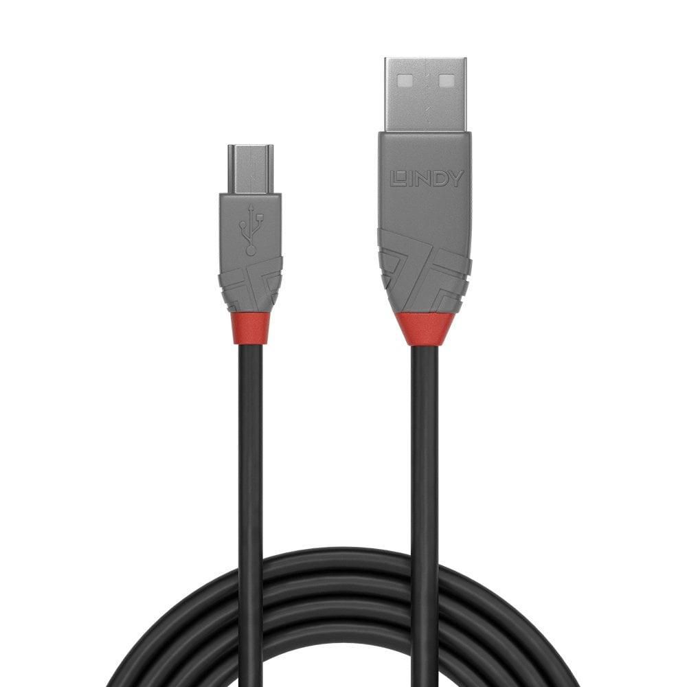 Cablu Lindy 0.5m USB 2.0 Type A to Mini-B, Anthra Line  https://www.lindy.co.uk/cables-adapters-c1/usb-c449/0-5m-usb-2-0-type-a- to-mini-b-cable-anthra-line-p11324_2