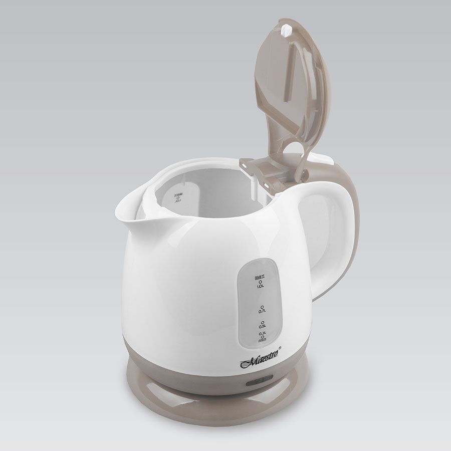 Electric kettle Maestro MR-012, white and beige_3