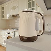 Feel-Maestro MR042 beige electric kettle 1.7 L Beige, Brown 2200 W_2