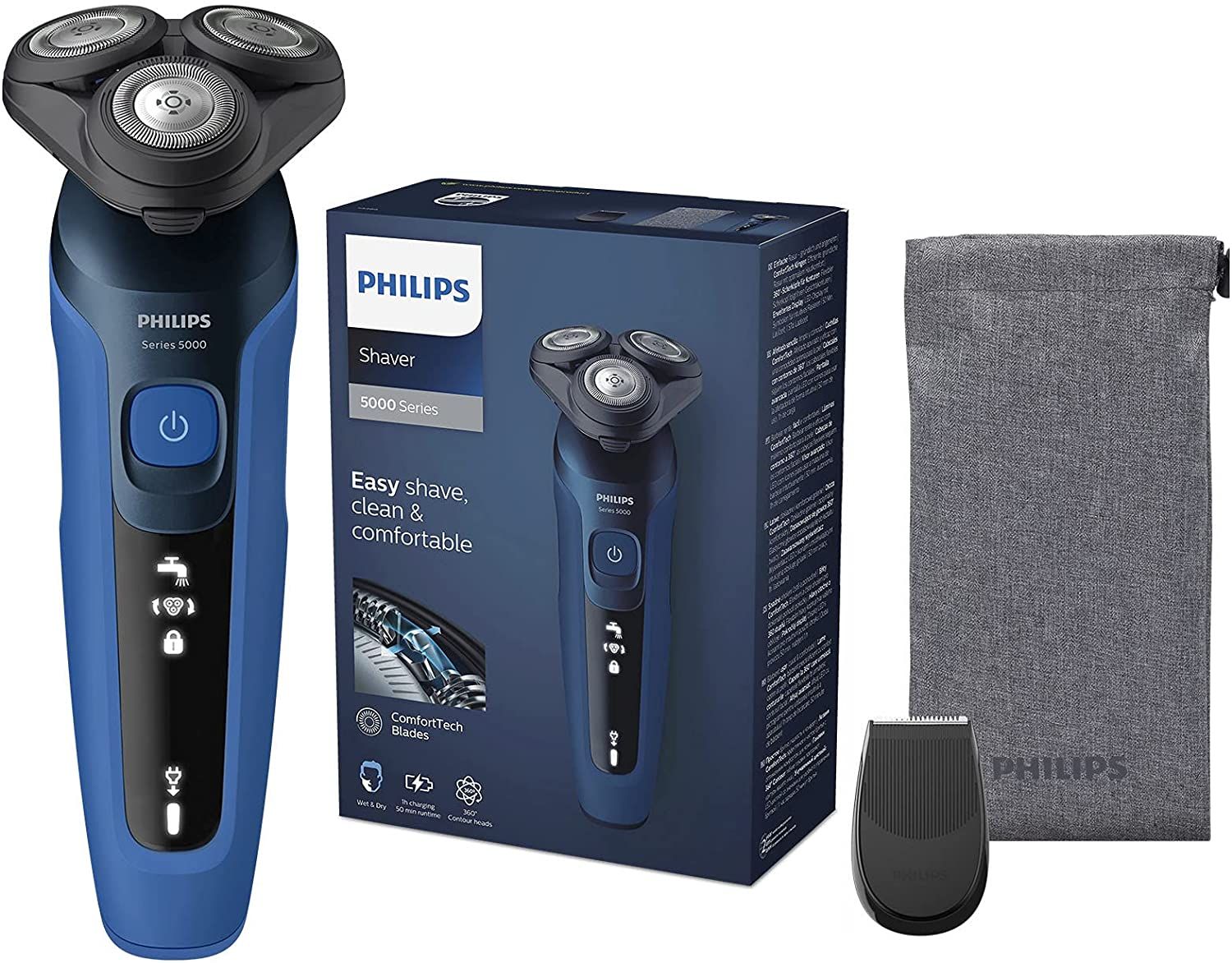 Philips SHAVER Series 5000 ComfortTech blades Wet and dry electric shaver_3