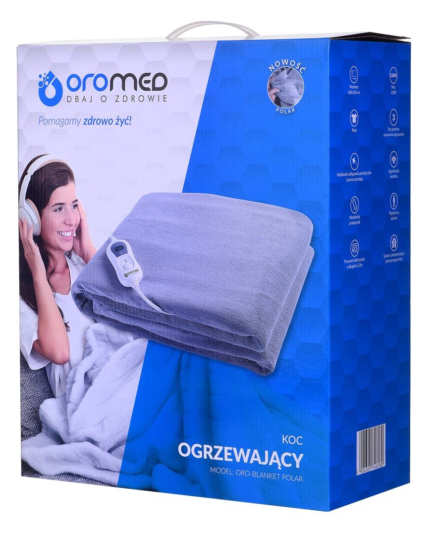 OROMED Electric underblanket 120 W, 130 x 180 cm_5