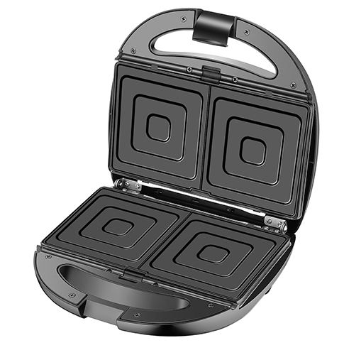 Adler AD 3040 sandwich maker 1200 W Black, Grey_3