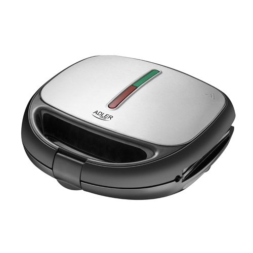 Adler AD 3040 sandwich maker 1200 W Black, Grey_5