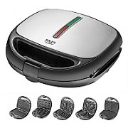 Adler AD 3040 sandwich maker 1200 W Black, Grey_6