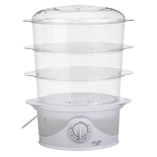 Adler AD 633 steam cooker 3 basket(s) White Freestanding 800 W_4