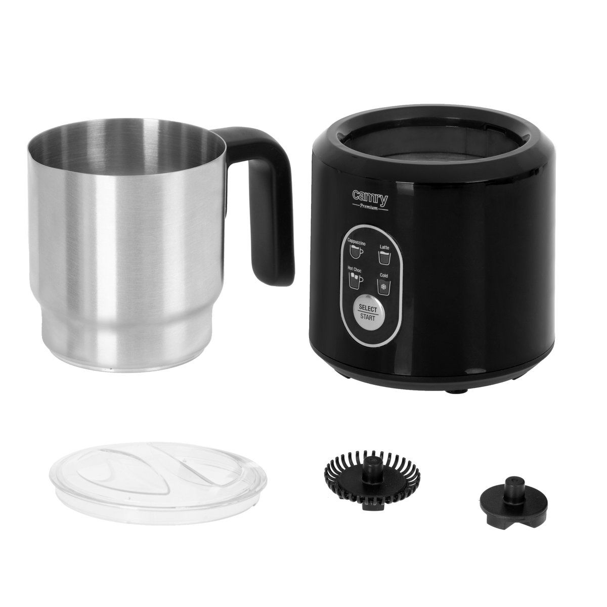 CAMRY CR 4498 automatic milk frother black, silver_7