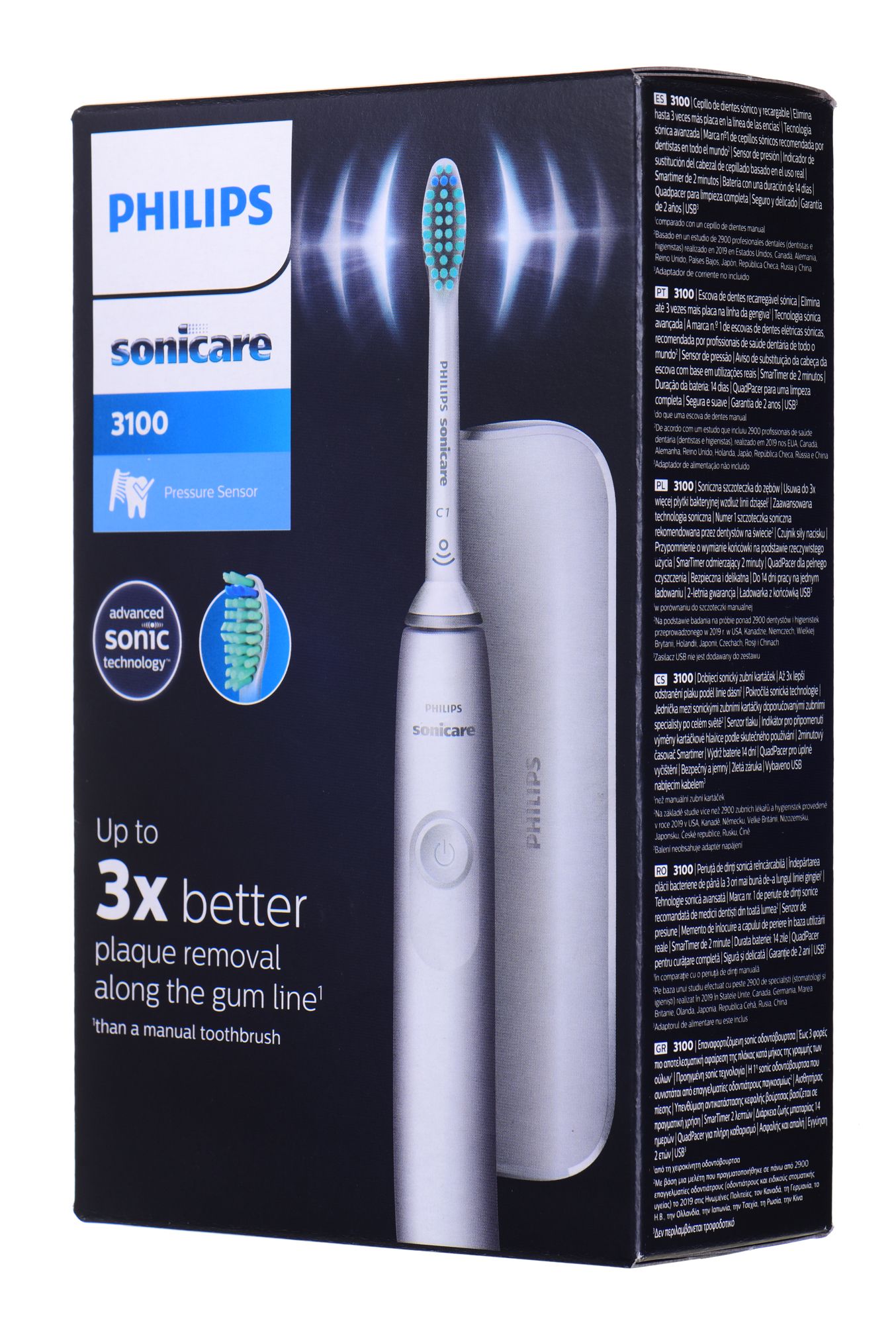 Philips 3100 series HX3673/13 Sonic technology Sonic electric toothbrush_10