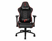 MSI MAG CH120X Gaming Chair 'Black, Steel frame, Reclinable backrest, Adjustable 4D Armrests, breathable foam, 4D Armrests, Ergonomic headrest pillow, Lumbar support cushion'_2