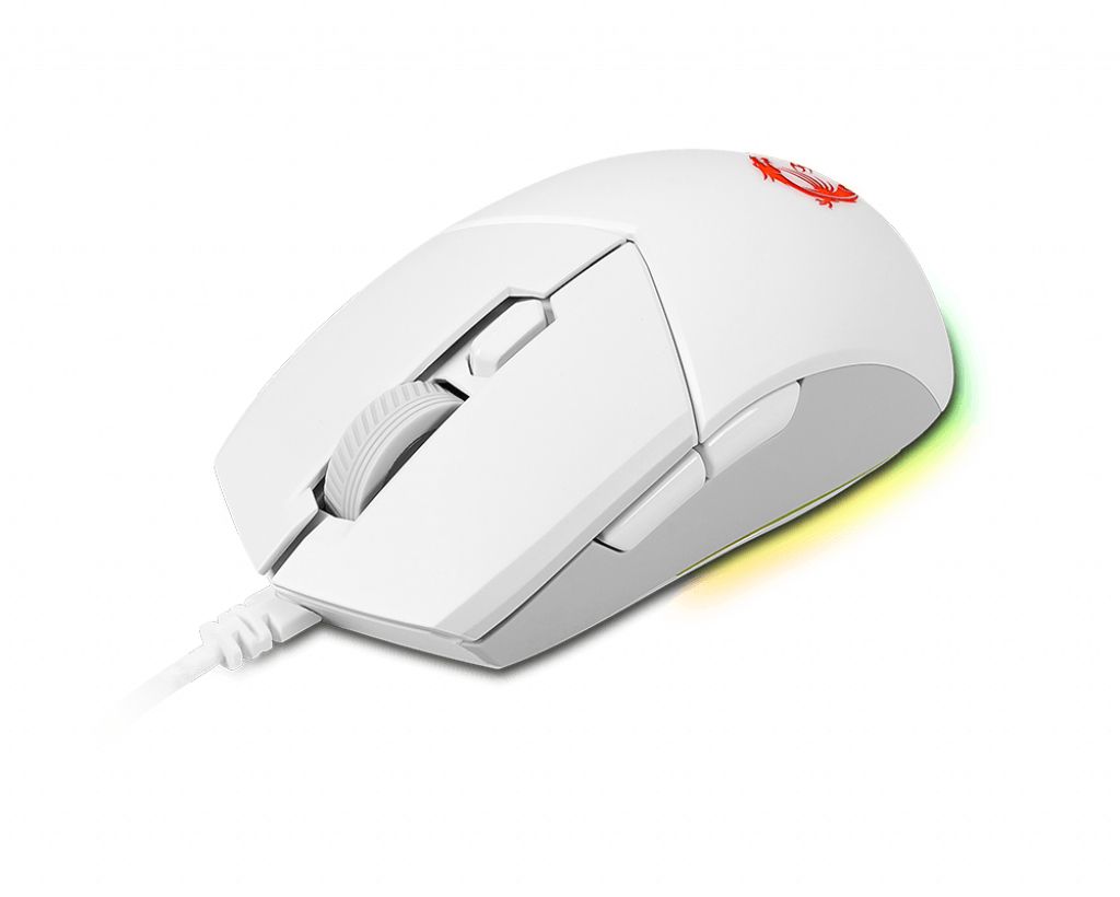 MSI CLUTCH GM11 WHITE mouse Ambidextrous USB Type-A Optical 5000 DPI_3