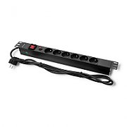 Qoltec 53995 Overvoltage power strip for RACK 19