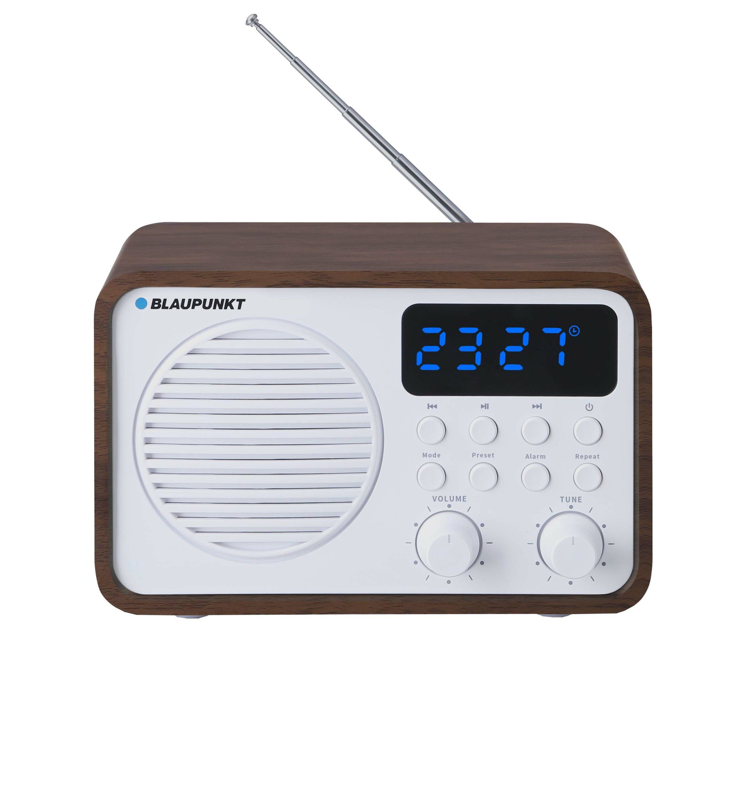 Portable radio with Bluetooth and USB BLAUPUNKT PP7BT, colour: brown wood/white_2