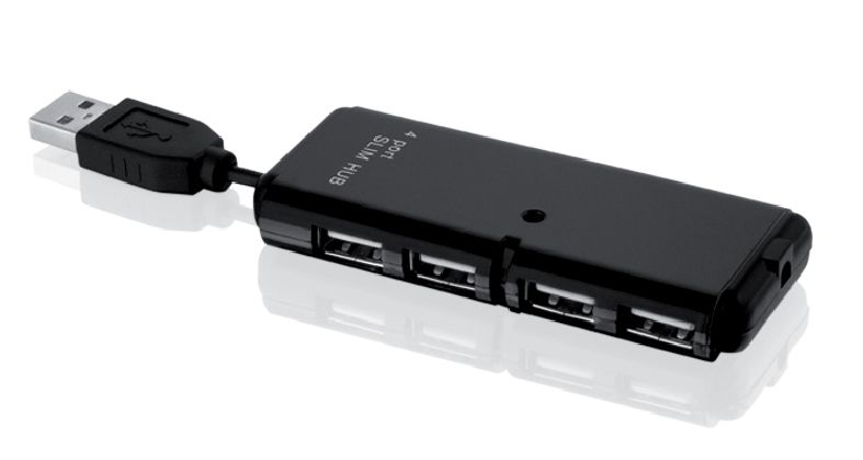 iBox IUHT008C interface hub USB 2.0 480 Mbit/s Black_1