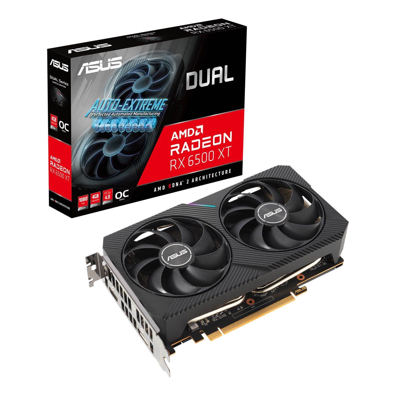 ASUS Dual Radeon RX 6500 XT OC Edition AMD 4 GB GDDR6_1