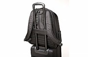 RUCSAC KENSINGTON, pt. notebook de max. 17 inch, 1 compartiment, buzunar frontal x 3 | buzunar lateral x 2, waterproof, poliester, negru, 