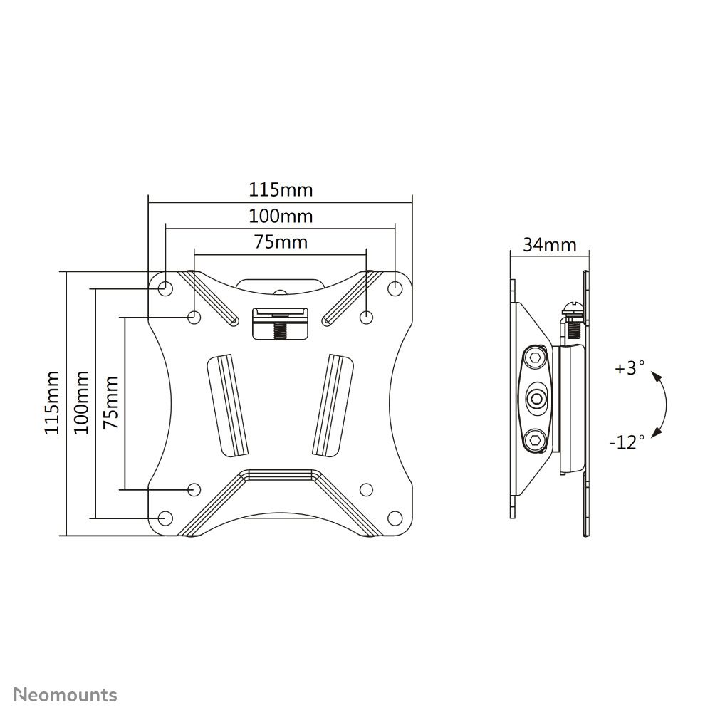 Neomounts by Newstar Select TV/Monitor Wall Mount (tiltable) for 10