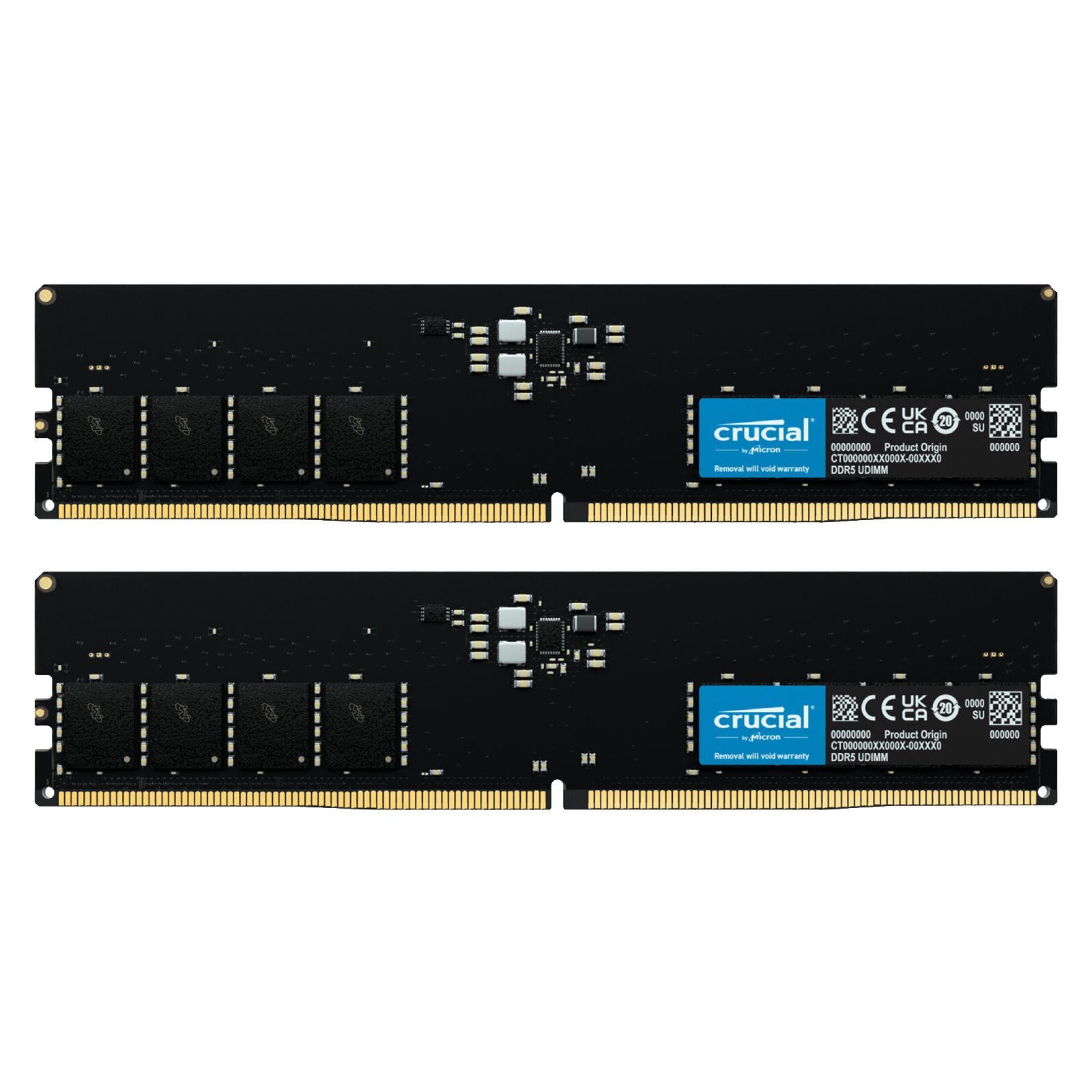 CRUCIAL 64GB Kit (2x32GB) DDR5-4800 UDIMM CL40 (16Gbit)_1