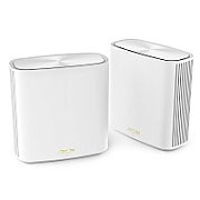 Asus Zen WIFI dual-band whole-home coverage, XD6S (W-2-PK), Network Standard: IEEE 802.11a, IEEE 802.11b, IEEE 802.11g, WiFi 4 (802.11n), WiFi 5 (802.11ac), WiFi 6 (802.11ax), IPv4, IPv6, AX5400 ultimate AX performance : 574+4804 Mbps, internal antenna x 6, Transmit/Receive: 2.4 GHz 2 x 2, 5 GHz 4 x_2