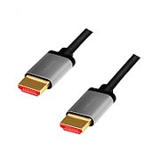 CABLU video LOGILINK, HDMI (T) la HDMI (T), 15m, premium, conectori auriti, rezolutie maxima 4K (3840 x 2160) la 60 Hz, negru, 