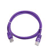 PATCH CORD UTP GEMBIRD Cat5e, cupru-aluminiu, 1 m, violet, AWG26, 