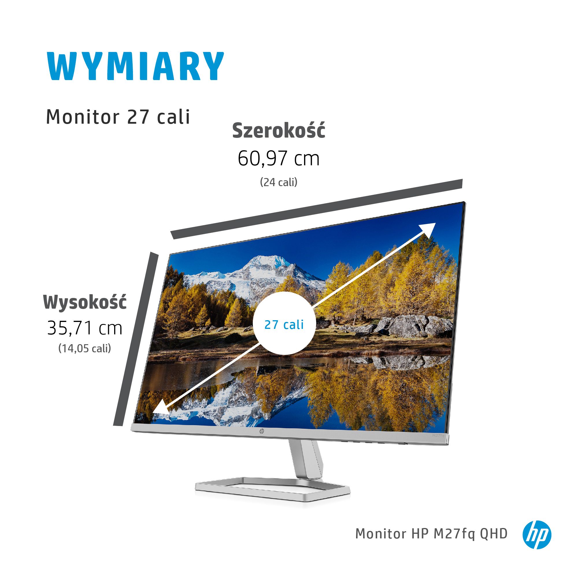 HP M27fq 68.6 cm (27