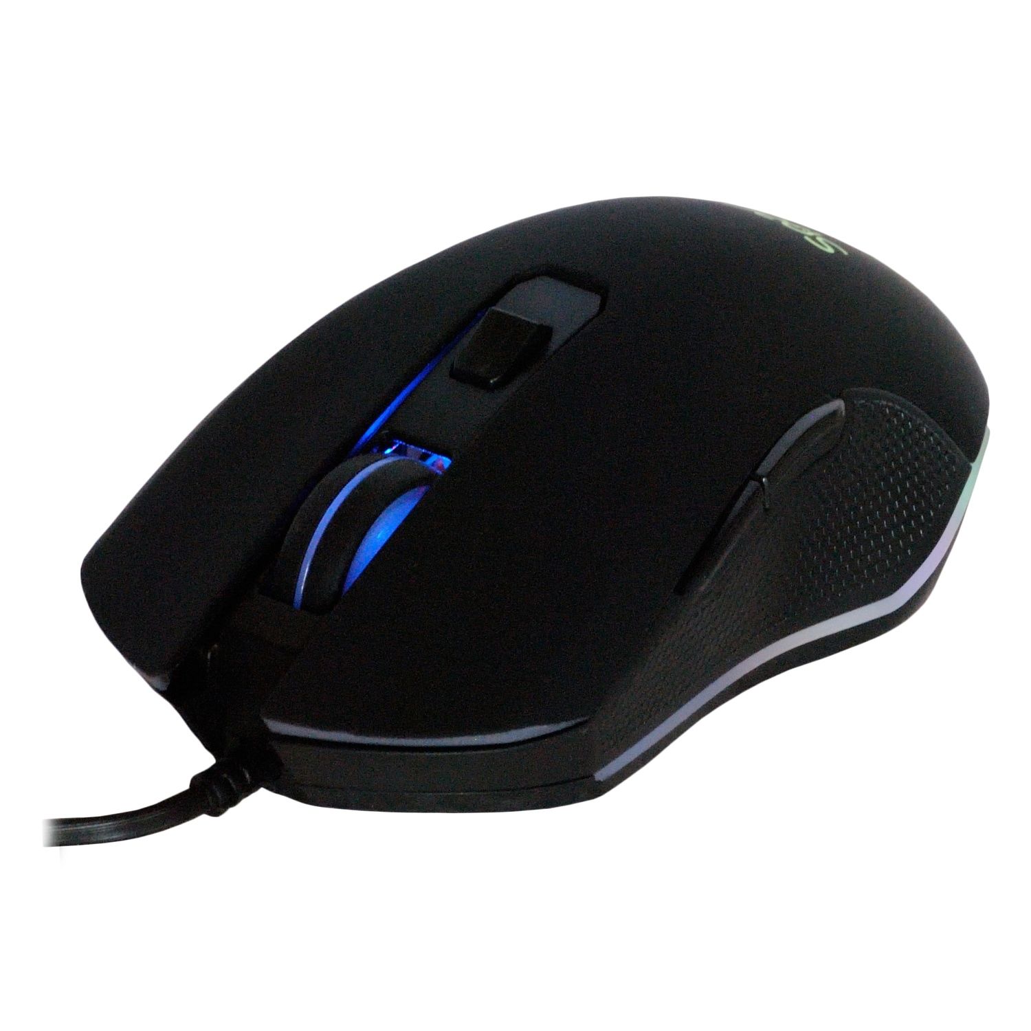 MOUSE Spacer - gaming, gaming, cu fir, USB, optic, 3.200 dpi, butoane/scroll 6/1, iluminare, negru, 