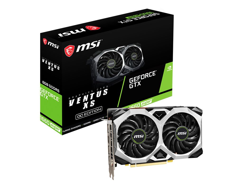 MSI GeForce GTX 1660 SUPER VENTUS XS OC 6GB GDDR6 3xDP 1xHDMI_1