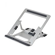 Aluminum portable laptop stand POUT EYES 3 ANGLE silver_1