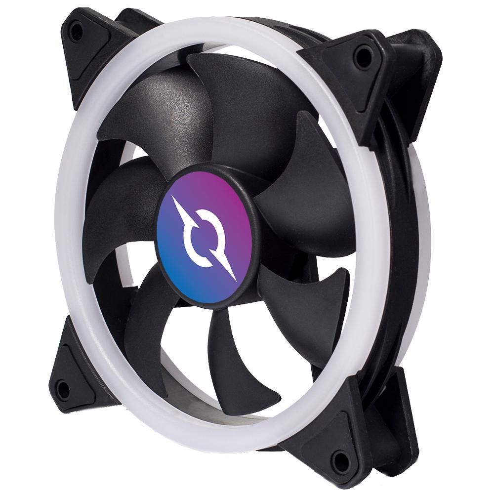 Ventilator Carcasa Aqirys Cetus 120mm RGB  TECHNICAL DATA Dimensions : 120 x 120 x 25 mm Bearing: Hydro Bearing Bearing Speed (max.): 1200±15% RPM PWM support : No Air Flow (max.): 28.34 CFM Air Pressure (max.): 1.3 mm-H2O Noise (max.): 23.2 Dba Number of LEDs: 16 pcs LED Color: RGB Rated Voltage_4