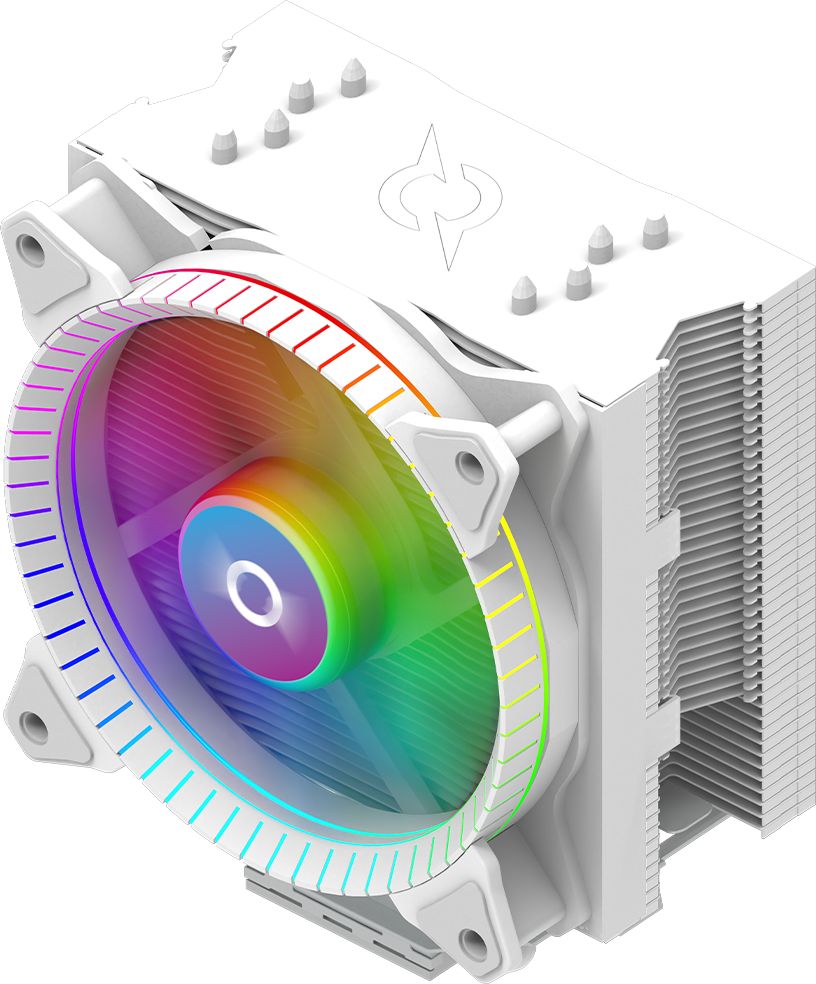 CPU Cooler URANUS LS White ARGB PWM  TECHNICAL DATA Socket Compatibility: Intel: LGA 20xx/ 115x/ 1200/ 1700; AMD: AM4 TDP: up to 200W Heatsink Installation: without Backplate Heatsink Dimensions: 155 x 125 x 81 mm (with fan) Heatsink Material: Aluminum Heat Pipes: 4x, Copper Fan Dimensions: 120 x_2