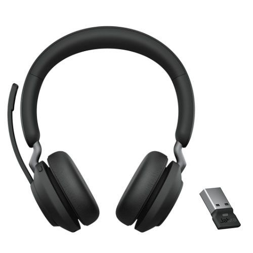 Casti wireless cu microfon Jabra Evolve2 65 MS, USB, Negru_2