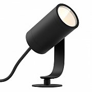 Apply LED outdoor lighting Philips Python, with motion sensor IR, 6W, 450 lm, warm light temperature (2700K), IP44, Anthracite_1