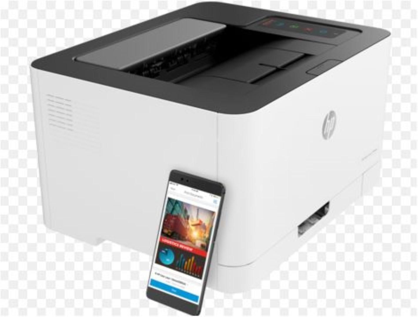 Imprimanta Laser Color HP 150NW, A4, Functii: Impr., Viteza de Printare Monocrom: 18ppm, Viteza de printare color: 4ppm, Conectivitate:USB|Ret|WiFi, Duplex:Nu, ADF:Nu(incl.TV 21RON) 