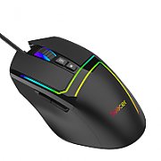 MOUSE Spacer - gaming, gaming, cu fir, USB, optic, 12.000 dpi, butoane/scroll 7/1, iluminare RGB, negru, 