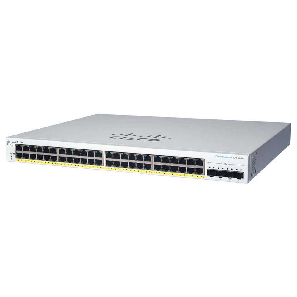 Cisco CBS220-24P-4X network switch Managed L2 Gigabit Ethernet (10/100/1000) Power over Ethernet (PoE) White_1