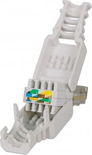 MANSON mufe RJ-45 LOGILINK pt. cablu UTP, FTP, SFTP, Cat6, RJ-45 (T), plastic, 50 buc, 