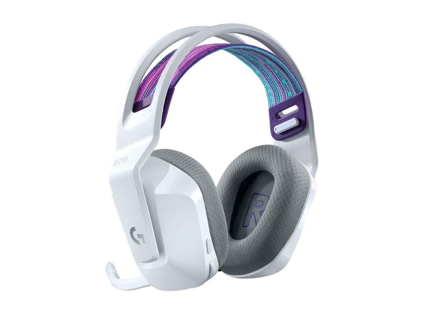 LOGITECH G733 LightSpeed Wireless RGB Gaming Headset - WHITE - EMEA_3