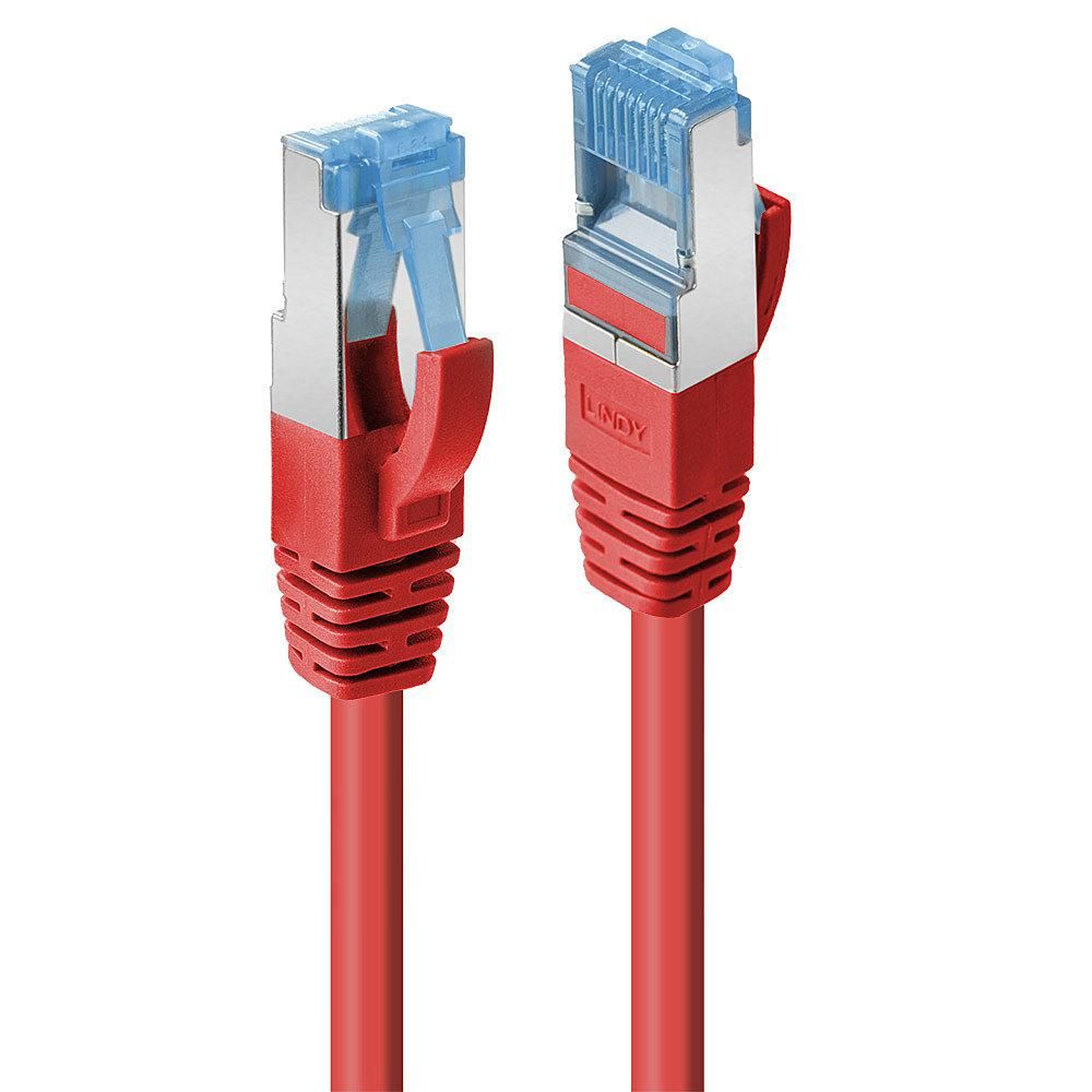 Cablu Lindy 1m Cat.6A S/FTP LSZH Network Cable, Red RJ45, M/M, 500MHz, Copper  Technical details  Connectors  Connector A: RJ45 Male Connector B: RJ45 Male Housing Material: Polycarbonate Connector Plating: Nickel Pin Construction: Brass Pin Plating: Gold plated Dimensions (approx.) WxDxH_3