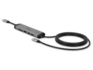 Hub USB Lindy LY-43228, 7 Port, USB 3.1, negru